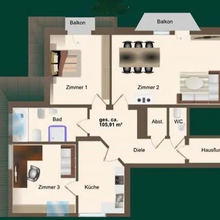 Meerzeit, Direkt Am 아파트 *